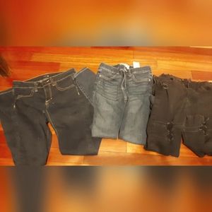 Abercrombi girl jeans and joe's girl jeans